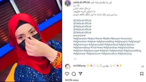 Talibanii ordonă prezentatoarelor TV să-și acopere fața