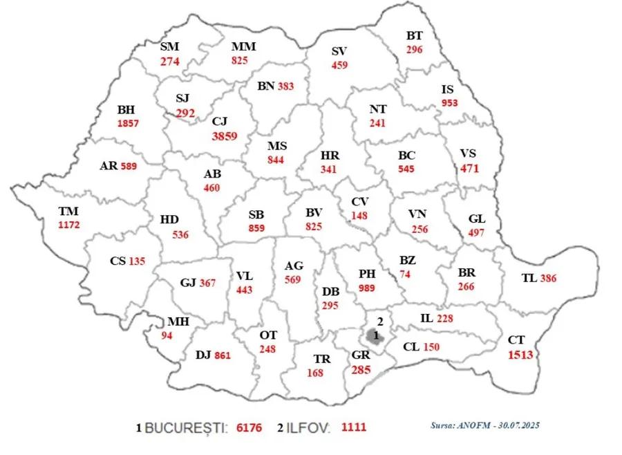 harta locuri munca anofm