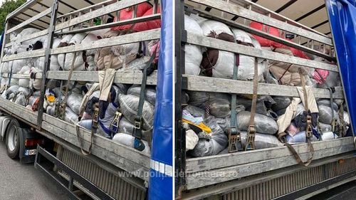 Peste 180 de tone de deșeuri oprite la intrarea în România într-o singură zi