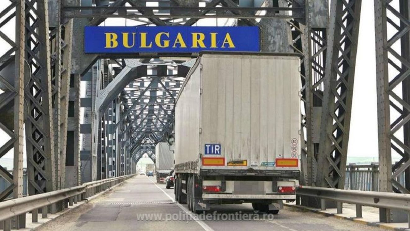 Trafic blocat în Vama Giurgiu din cauza protestelor fermierilor bulgari