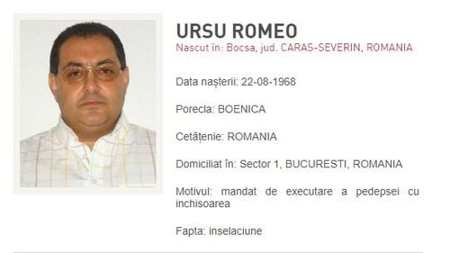 VIDEO Interlopul Boenică a fost prins și adus în țară luni dimineață/ Bărbatul, care le transmitea polițiștilor mesaje pe rețelele de socializare, se ascundea de ani de zile în străinătate după mai multe condamnări penale