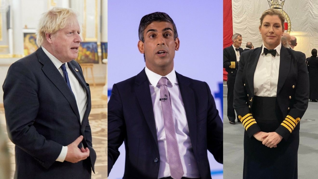 Cine sunt cei trei posibili candidați la șefia Partidului Conservator și a guvernului britanic: Rishi Sunak, Boris Johnson și Penny Mordaunt