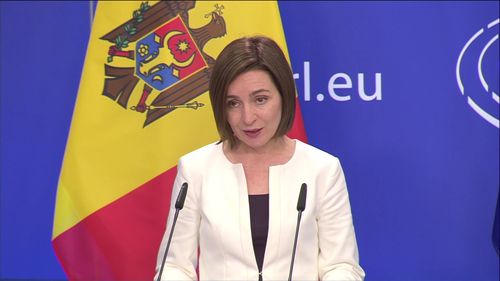 Maia Sandu a prezentat proiectul Strategiei Securităţii Naţionale a Republicii Moldova în Consiliul Suprem de Securitate de la Chişinău
