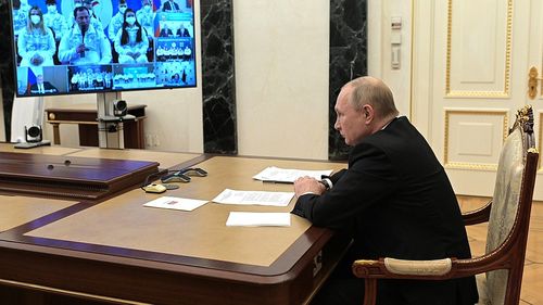 Putin a intervenit prin videoconferință la summitul BRICS de la Johannesburg pentru a justifica invadarea Ucrainei