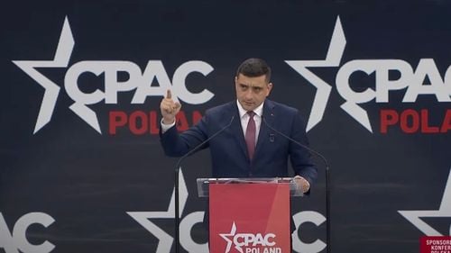 Simion le transmite polonezilor: „Poporul american și președintele Trump vă susțin”  / Atacă trei entități serioase de presă din Polonia: „Trebuie să vă opuneți presei mainstream cu știri false precum TVN, Gazeta  Wyborcza, Onet”