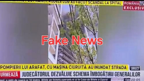 ISU București acuză RTV de fake-news. Televiziunea cu cele mai multe sancțiuni a acuzat instituția condusă de Raed Arafat că ar fi inundat o stradă