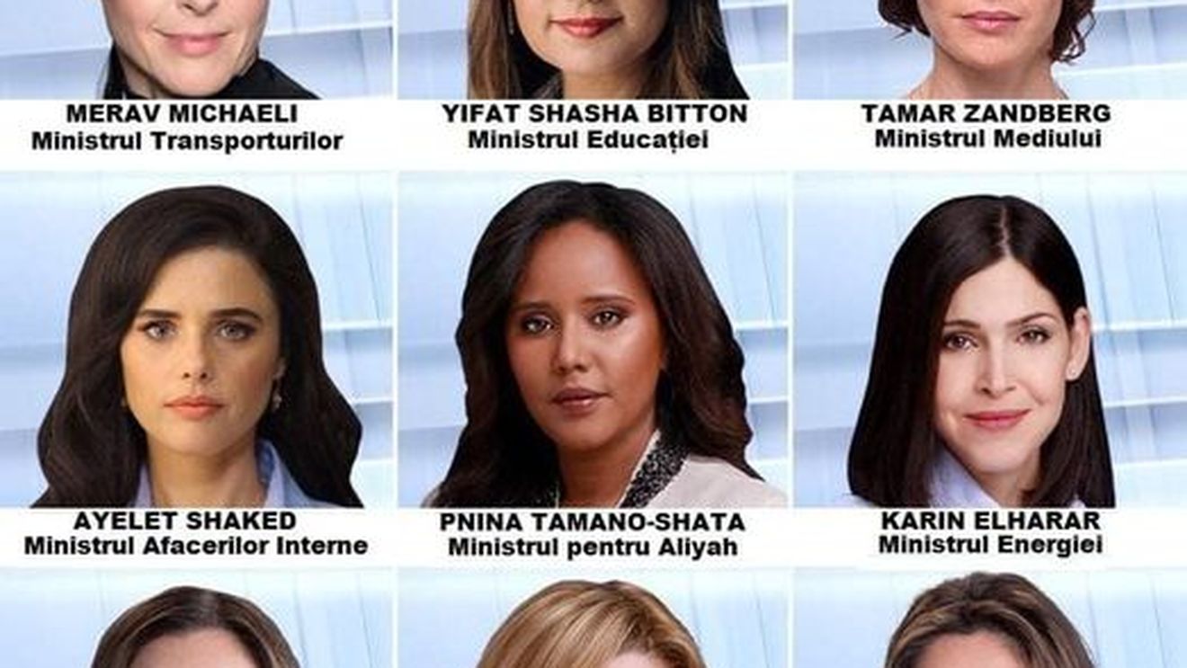 Număr record de femei – nouă – în noul Cabinet israelian condus de premierul Naftali Bennett
