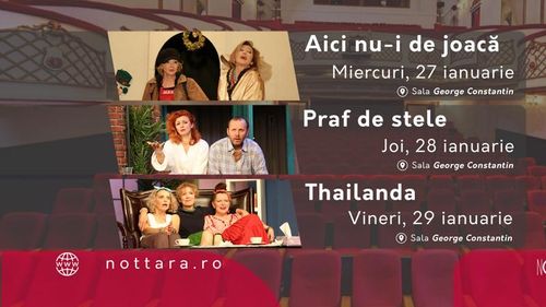 Teatrul Nottara începe reprezentațiile cu public din 27 ianuarie