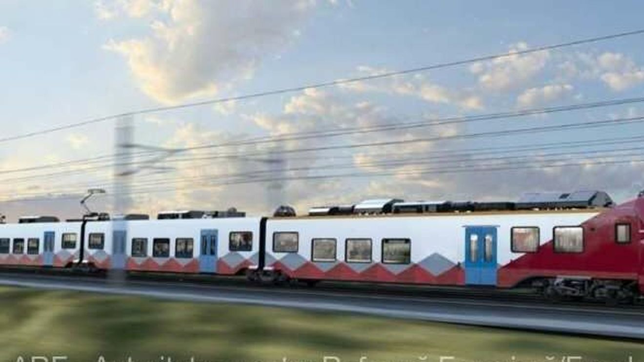 FOTO: Primul tren produs de Alstom pentru România va ajunge la Centrul de Testări Feroviare de la Făurei în iulie