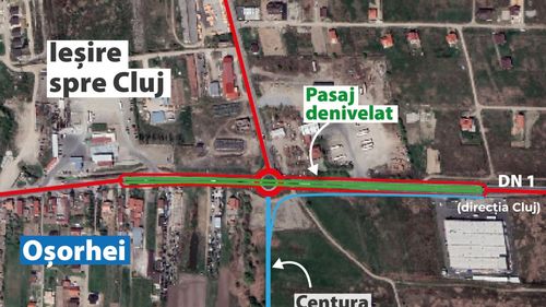 Licitație de 95 de milioane de lei pentru construirea a două noi pasaje rutiere  care vor fluidiza traficul rutier în Oradea şi pe DN1