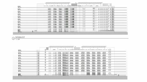 Licitația pentru „Park&Ride”-ul de 11 etaje de la Hala Laminor a fost anulată din cauza erorilor în documentație / Un loc de parcare în proiectul megalomanic costa 77.000 de euro / Cum ar fi arătat parcarea multietajată din Sectorul 3