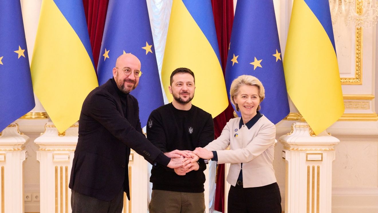 Summit UE-Ucraina, în sunetul sirenelor antiaeriene. Kievul primeşte promisiuni de sprijin din partea Bruxelles-ului, dar nu şi perspectiva de aderare rapidă