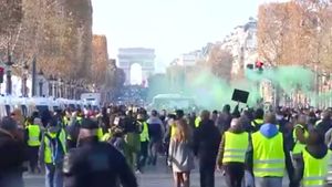 VIDEO Un mort și peste 400 de răniți în Franța după ce aproape 300.000 de oameni au protestat față de majorarea prețurilor la combustibili