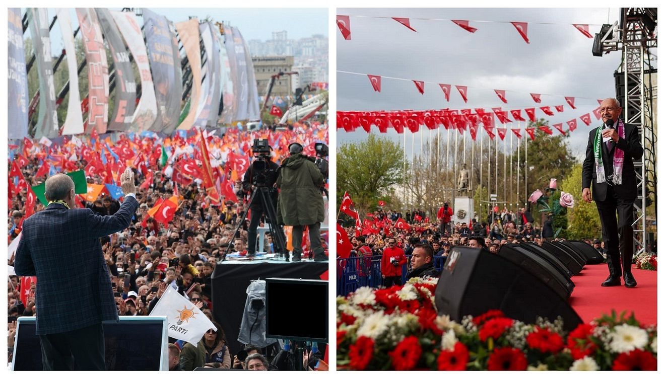 Erdogan şi Kilicdaroglu au mobilizat mulţimi imense la mitinguri, cu două săptămâni înainte de alegerile din Turcia