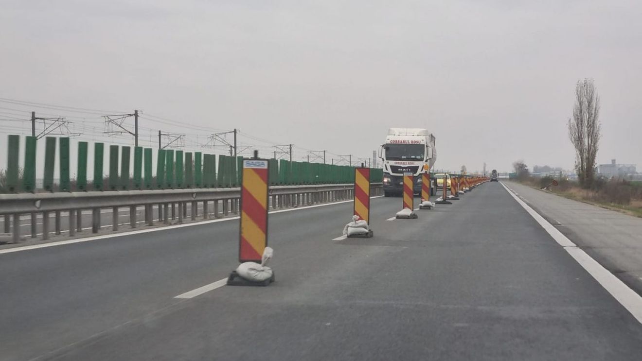 Trafic restricționat pe A1 București-Pitești din cauza unor lucrări