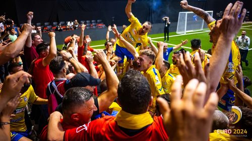 România a pierdut în fața Serbiei finala europeană de minifotbal şi este vicecampioana continentală