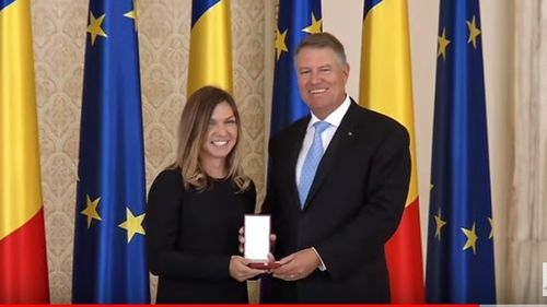 Simona Halep a primit Ordinul Național ”Steaua României”, cea mai înaltă distincție a statului român