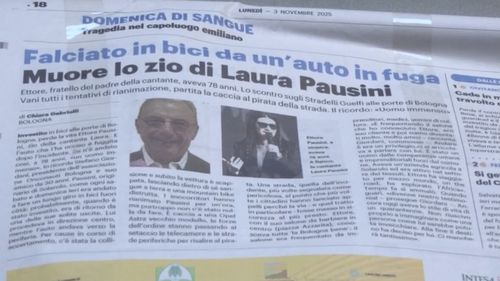 Unchiul solistei italiene Laura Pausini, ucis de un român / Bărbatul a fost lovit de o mașină, în timp ce se afla cu bicicleta pe un drum secundar / Românul s-a predat poliției, după ce inițial a fugit