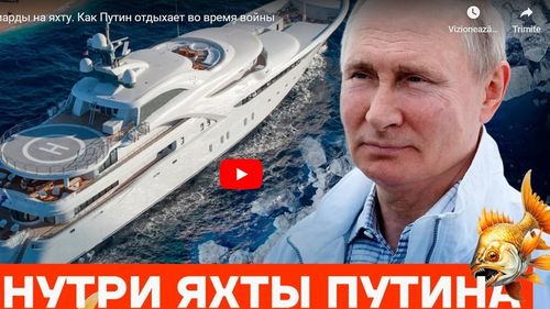 Vladimir Putin a ordonat mutarea unui superiaht din Germania în Rusia înainte de a invada Ucraina