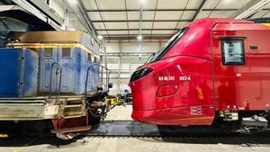 Trenul nou Alstom a fost pus din nou în circulație, vineri dimineață