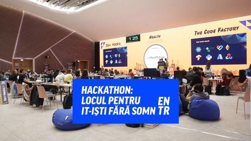 VIDEO VOX De ce participi la un hackathon? Explicațiile tinerilor despre motivația de a lucra 24 h fără întrerupere pentru a crea aplicații, softuri sau jocuri, alături de companii