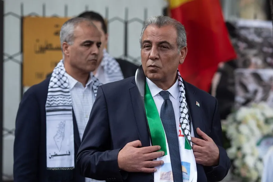 Ambasada Palestinei, miting de sustinere, palestinieni, Fasia Gaza, Ambasadorul Palestinei la București, Issam Masalaha