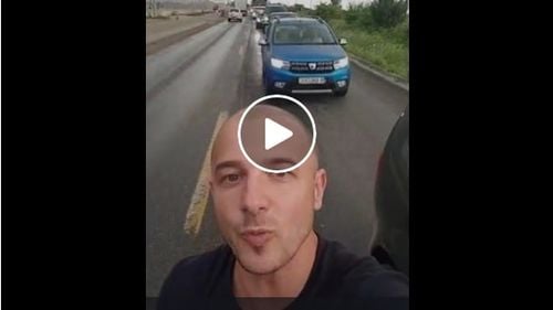 VIDEO Mesajul exasperat al unui medic veterinar blocat ore în șir pe centura Bucureștiului s-a viralizat rapid pe Facebook