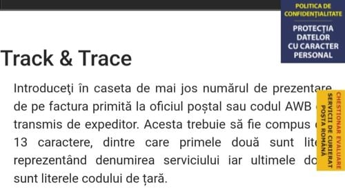 Atenție la mesajele primite ca fiind din partea Poștei Române. Sunt escrocherii ale hackerilor prin care sunteţi păcăliţi să vă comunicaţi datele personale sau bancare, sau vi se cer diverse sume de bani