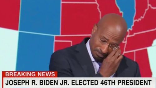 VIDEO Un jurnalist CNN a izbucnit în plâns în direct după anunţul victoriei lui Joe Biden