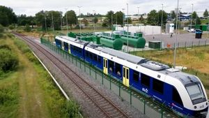 Germania a inaugurat prima linie de cale ferată din lume cu trenuri care funcționează integral cu hidrogen