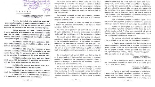 DOCUMENTE: Cum funcționa rețeaua informatorilor-copii, construită de fosta Securitate. Raport informativ din 1989, despre cum erau monitorizate școlile dintr-un județ din Ardeal