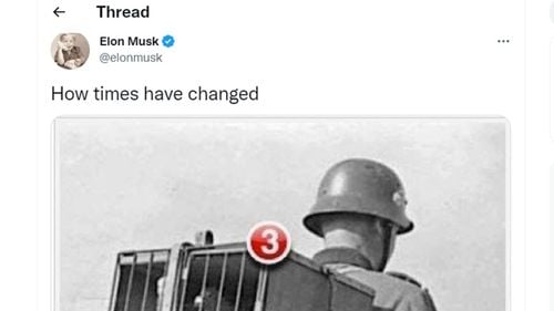 Elon Musk publică pe Twitter un meme cu un soldat al Germaniei naziste / Nu este clar dacă miliardarul știa că era vorba de un membru al Wehrmachtului