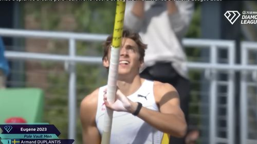 Campionul olimpic en titre la săritura cu prăjina, Armand Duplantis, a atins un nou record, de 6,24 metri înălțime