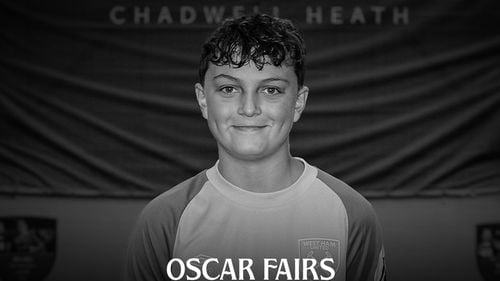 Junior de la West Ham, mort la doar la doar 15 ani - Oscar Fairs suferea de cancer