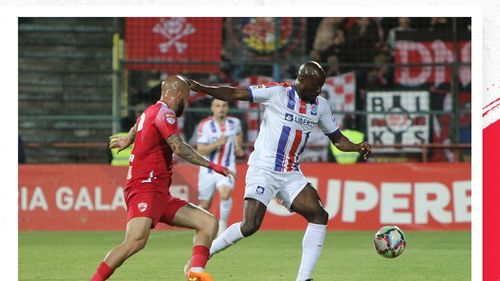 Echipa Dinamo a învins-o în deplasare pe Oţelul Galaţi cu scorul de 2-0 într-un meci din etapa a opta a fazei play-off a Ligii a II-a de fotbal