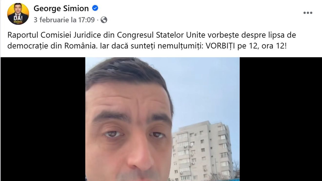 Cum cere ”suveranistul” George Simion ca România să se supună unui raport-ciornă al SUA / Influencerii pro-ruși din social media românești rostogolesc mesajul republicanilor MAGA despre alegerile anulate din 2024
