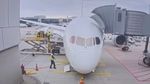 Mai mulţi răniţi pe aeroportul din Frankfurt după ruperea trenului de aterizare faţă al unui Boeing-787