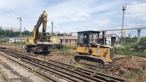 Recepţia pentru ultimele 16 linii feroviare reparate în Portul Constanţa este programată în 10 zile