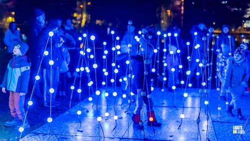 Lights On, festivalul internațional de instalații de lumină, ajunge vineri la București, în zona sectorului 2, pentru a doua ediție din Capitala României