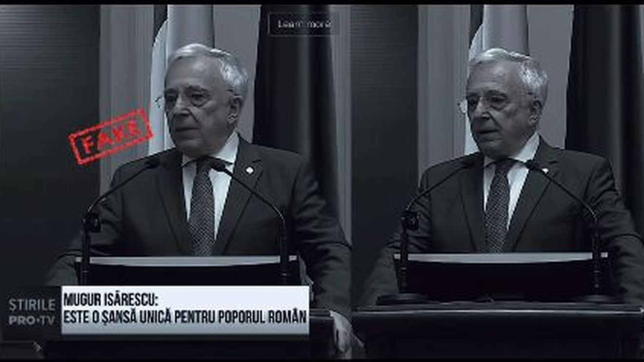 VIDEO Mugur Isărescu, varianta "deep fake" vs originalul. BNR arată cum a fost modificat discursul original al guvernatorului într-un mesaj fals care promovează o platformă financiară inexistentă