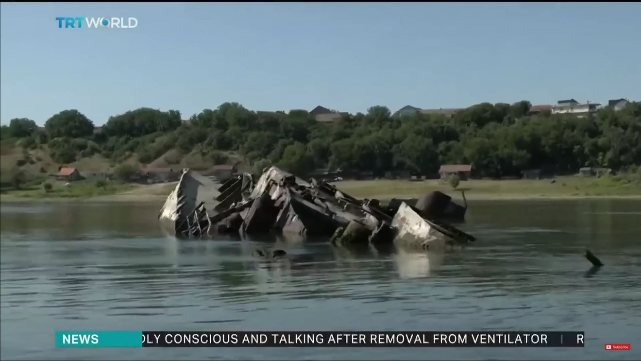 Serbia a scos din Dunăre epava unei nave germane, scufundată de marina nazistă