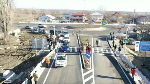 VIDEO Sorin Grindeanu: A fost deschisă circulaţia pe Varianta Ocolitoare a Municipiului Tecuci