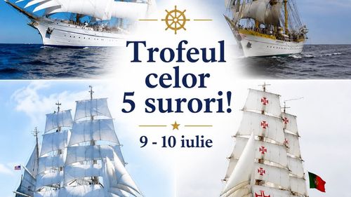 Nava Școală „Mircea” participă la „Trofeul celor 5 Surori”, o cursă istorică reluată după jumătate de secol / 60 de mile, fără motoare, doar forța vântului
