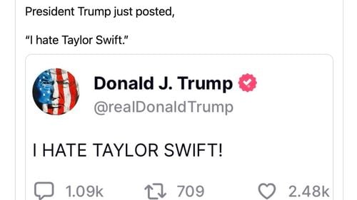 "O urăsc pe Taylor Swift” / Donald Trump reacționează după ce starul a anunțat că o susține pe Kamala Harris în cursa pentru Casa Albă