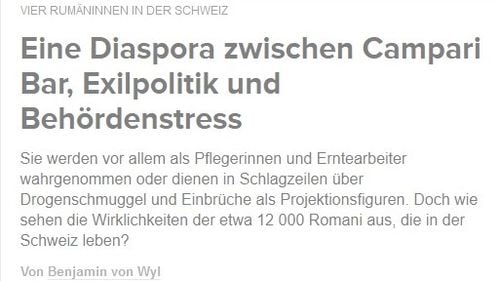 REPORTAJ Patru Români in Elveția. O diasporă între Campari Bar, politică în exil și stres cu autorități