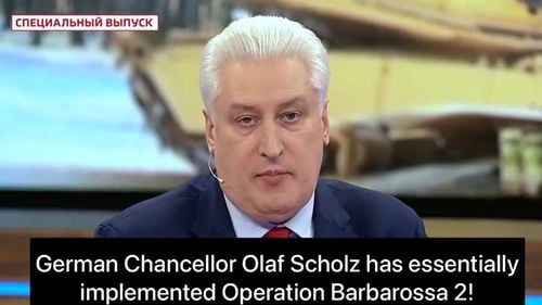 Un propagandist rus acuză Germania că a declanșat "Operațiunea Barbarossa 2": Scholz - al doilea Adolf Hitler, Annalena Baerbock este "Ribbentrop în fustă"