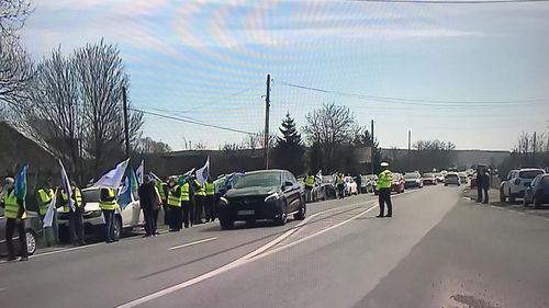 Protest motorizat la Iași pentru construcţia autostrăzii A8. Organizatorii manifestației cer alocarea de fonduri din PNRR pentru realizarea autostrăzii