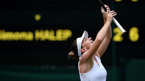 VIDEO Simona, ”the little Boss” / Halep a ajuns în finală la Wimbledon după semifinala câștigată categoric cu Svitolina (6-1, 6-3)