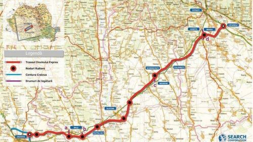 VIDEO Încă 32 de km din Drumul expres Craiova - Pitești vor fi gata săptămâna viitoare. Umbrărescu a mobilizat o mie de muncitori pe șantier, ei lucrează în două schimburi
