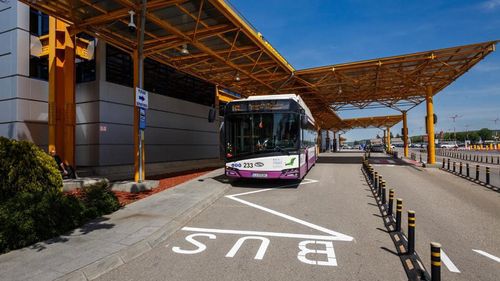 Cluj Napoca: Primarul Emil Boc anunță introducerea autobuzului electric pe noua linie expres A1E, Aeroport - Centru